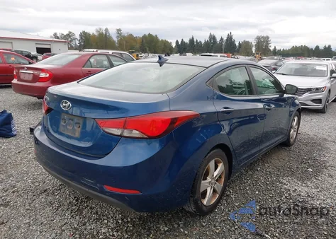 2014 Hyundai Elantra Se from USA, damaged, VIN KMHDH4AE8EU182330